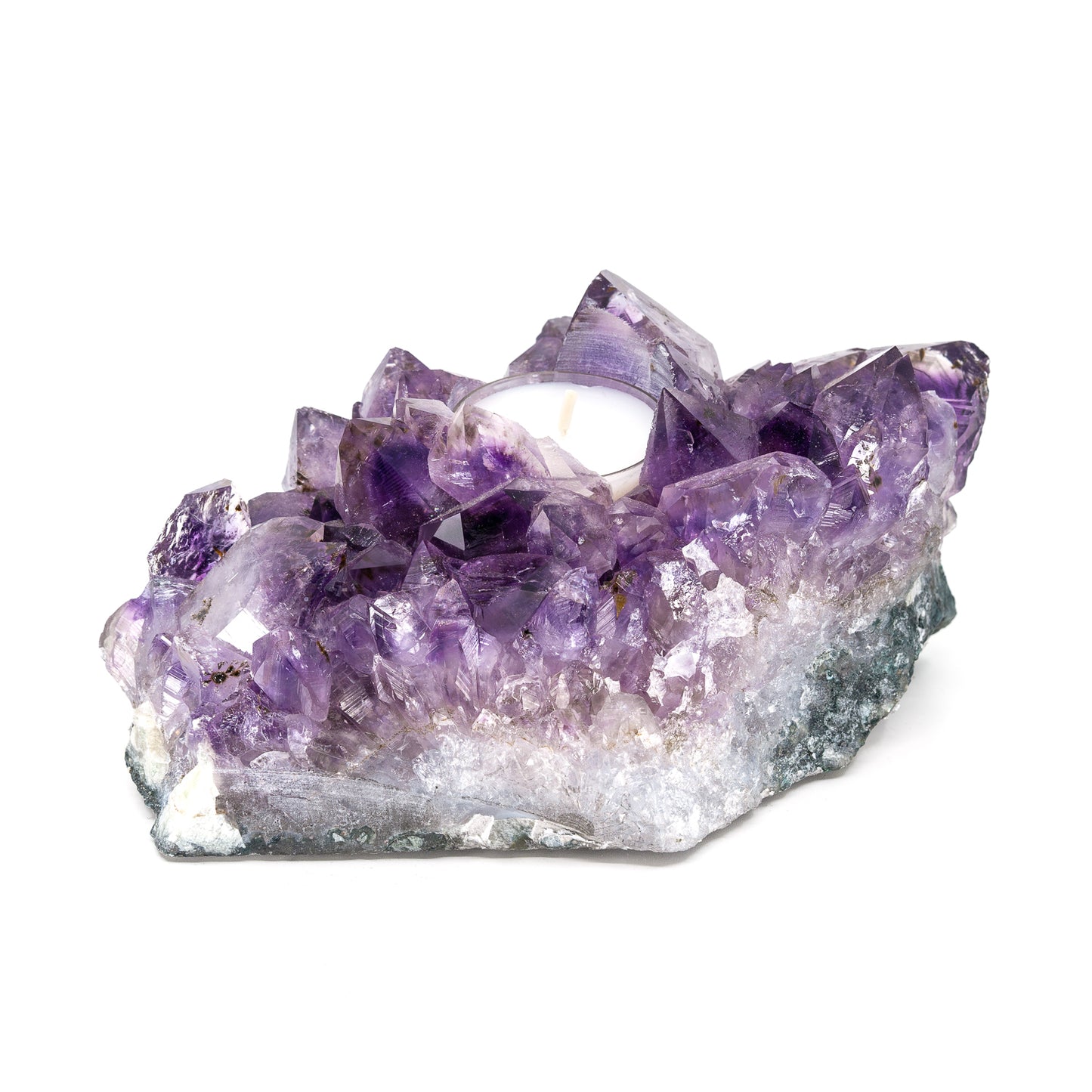 Amethyst Cluster Tealight Holder