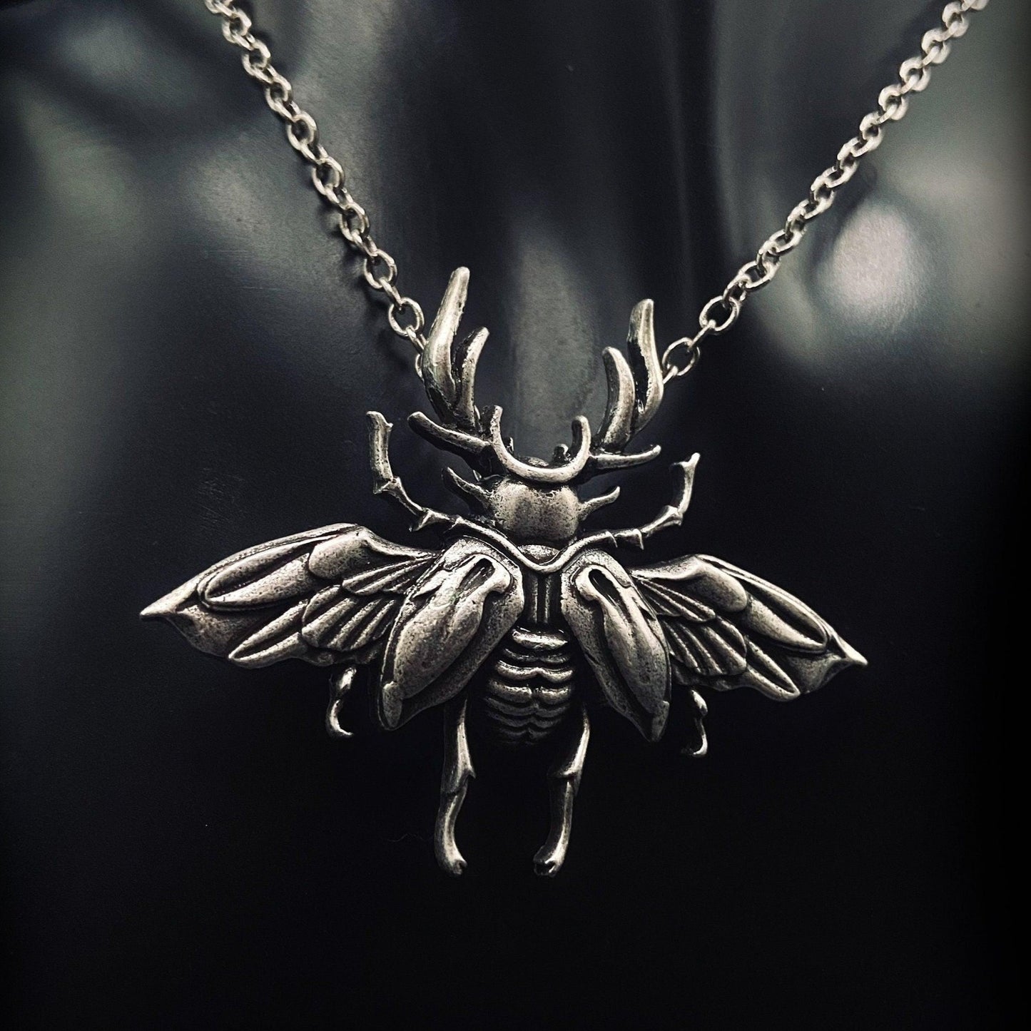 Stag Beetle Pendant - prettywitchyuk