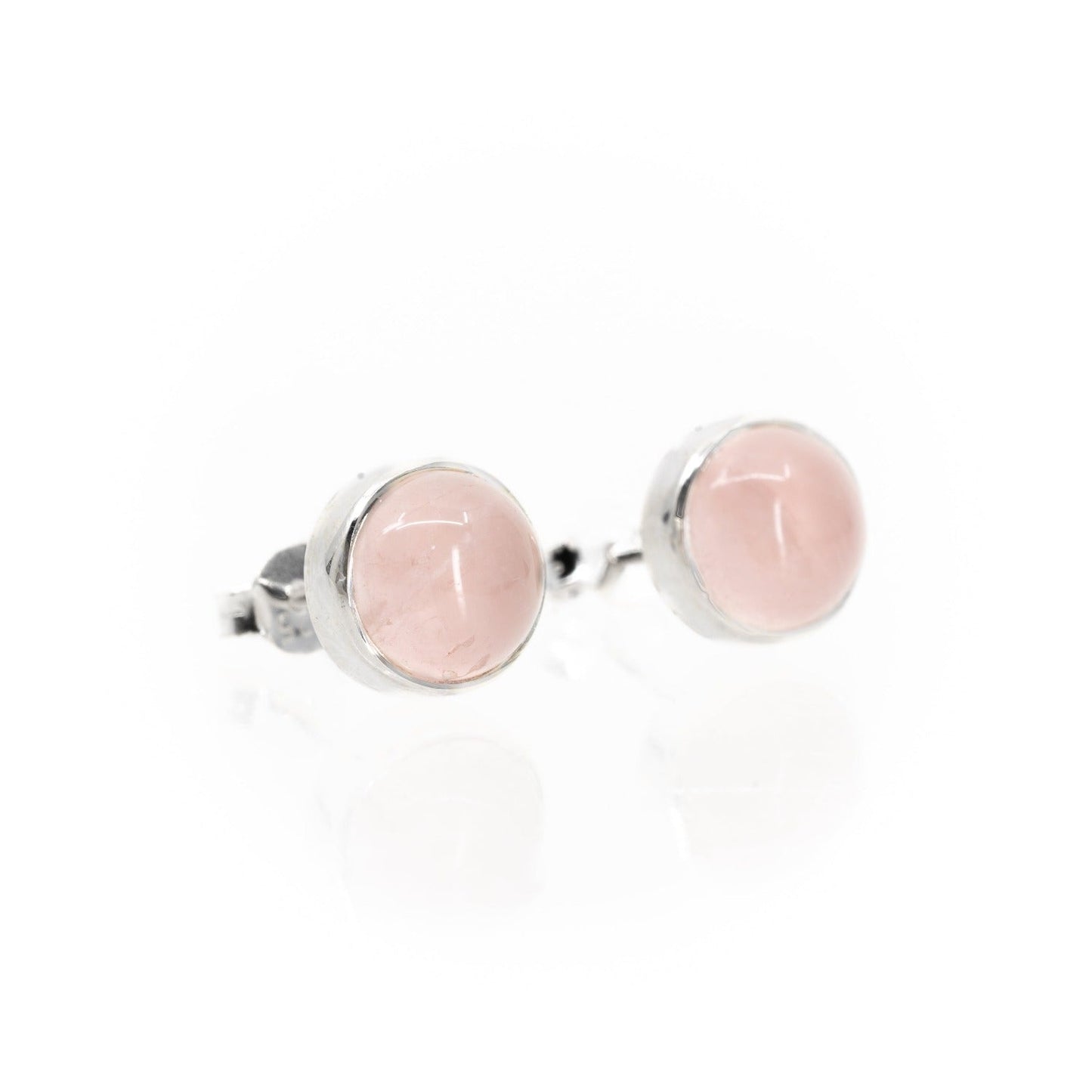Rose Quartz Stud earrings