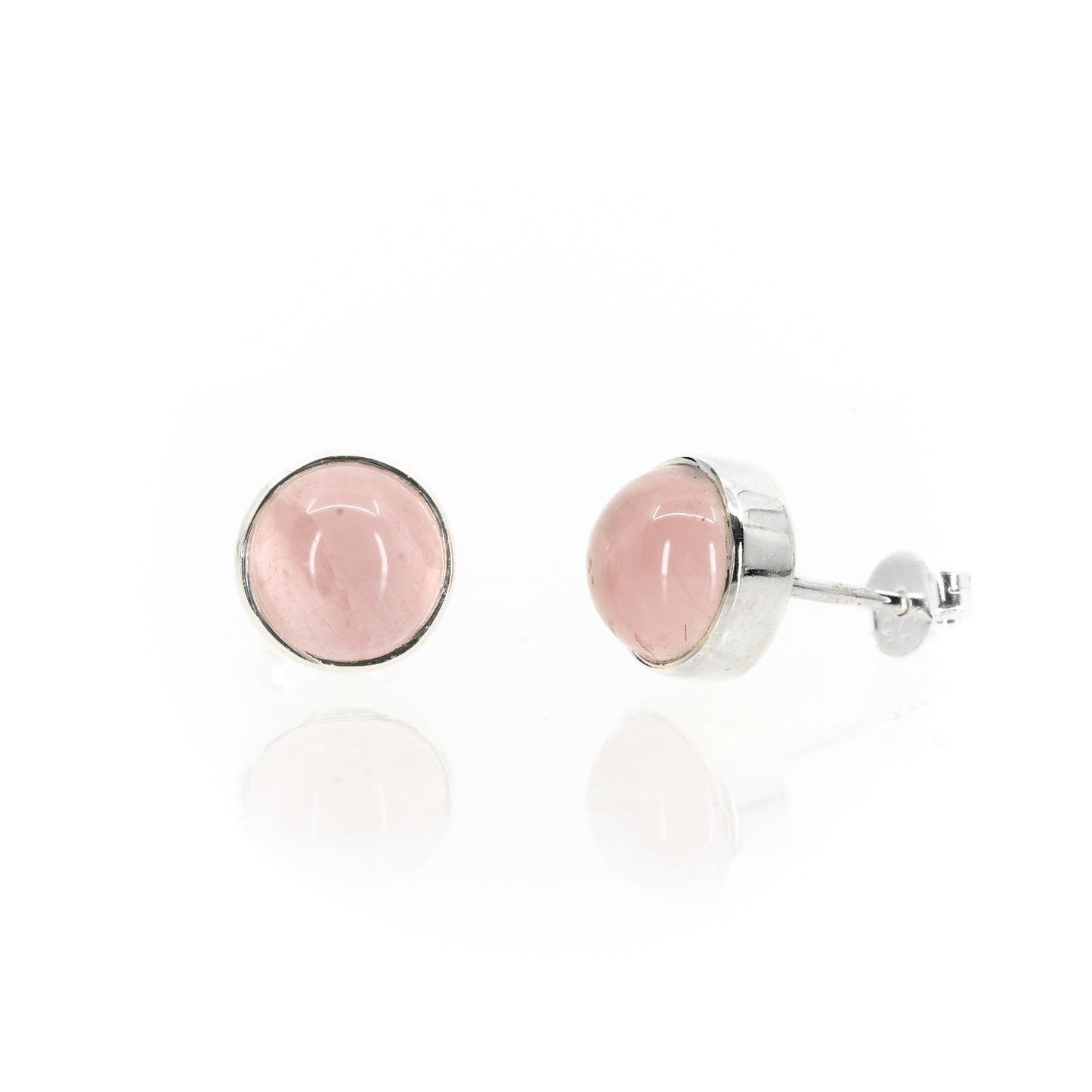 Rose Quartz Stud earrings