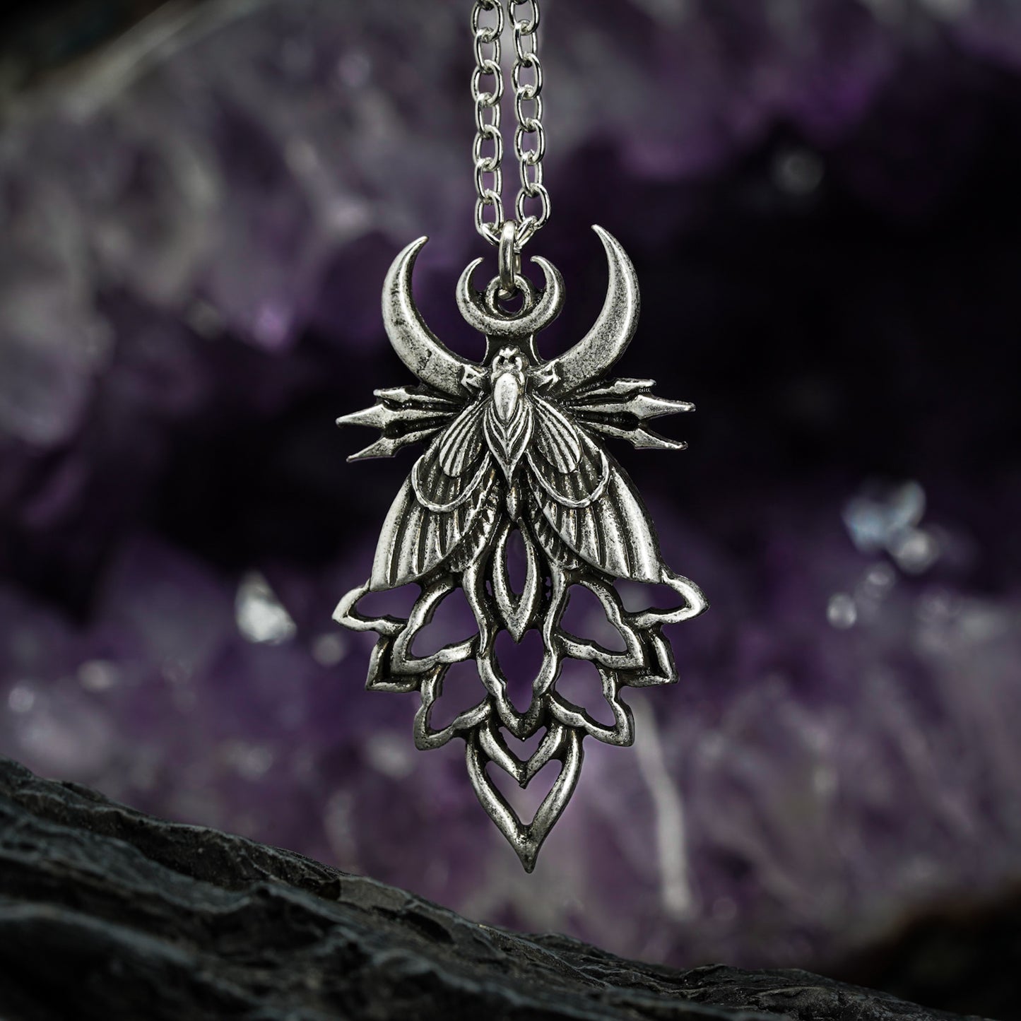 Horned Hawk Moth Necklace