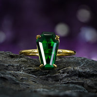 Thumbnail for Gemstone Coffin Ring