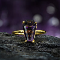 Thumbnail for Gemstone Coffin Ring