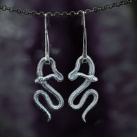 Thumbnail for Silver Serpent Earrings