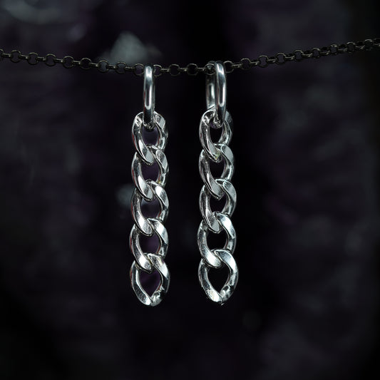 Cuban Chain Link Earrings