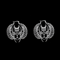 Thumbnail for Scarab Beetle Hoop Earrings