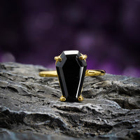 Thumbnail for Gemstone Coffin Ring