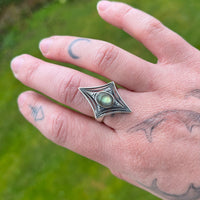 Thumbnail for Stardust - Adjustable Labradorite Ring