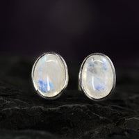 Thumbnail for Rainbow Moonstone Stud earrings