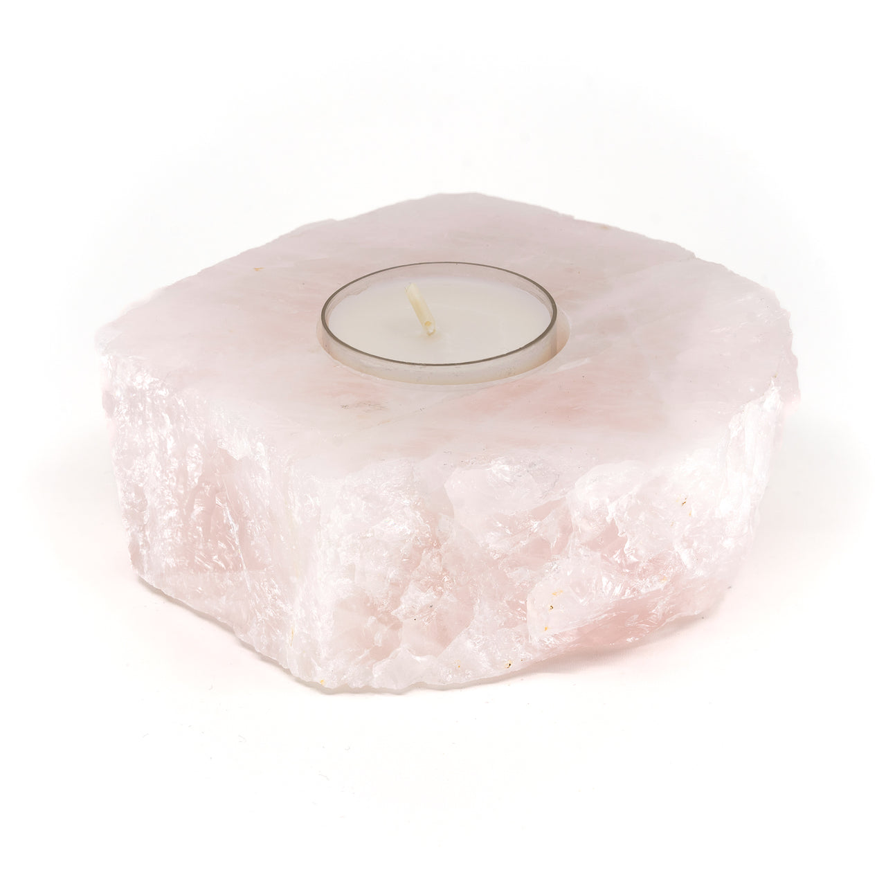 Rose Quartz Tealight Holder