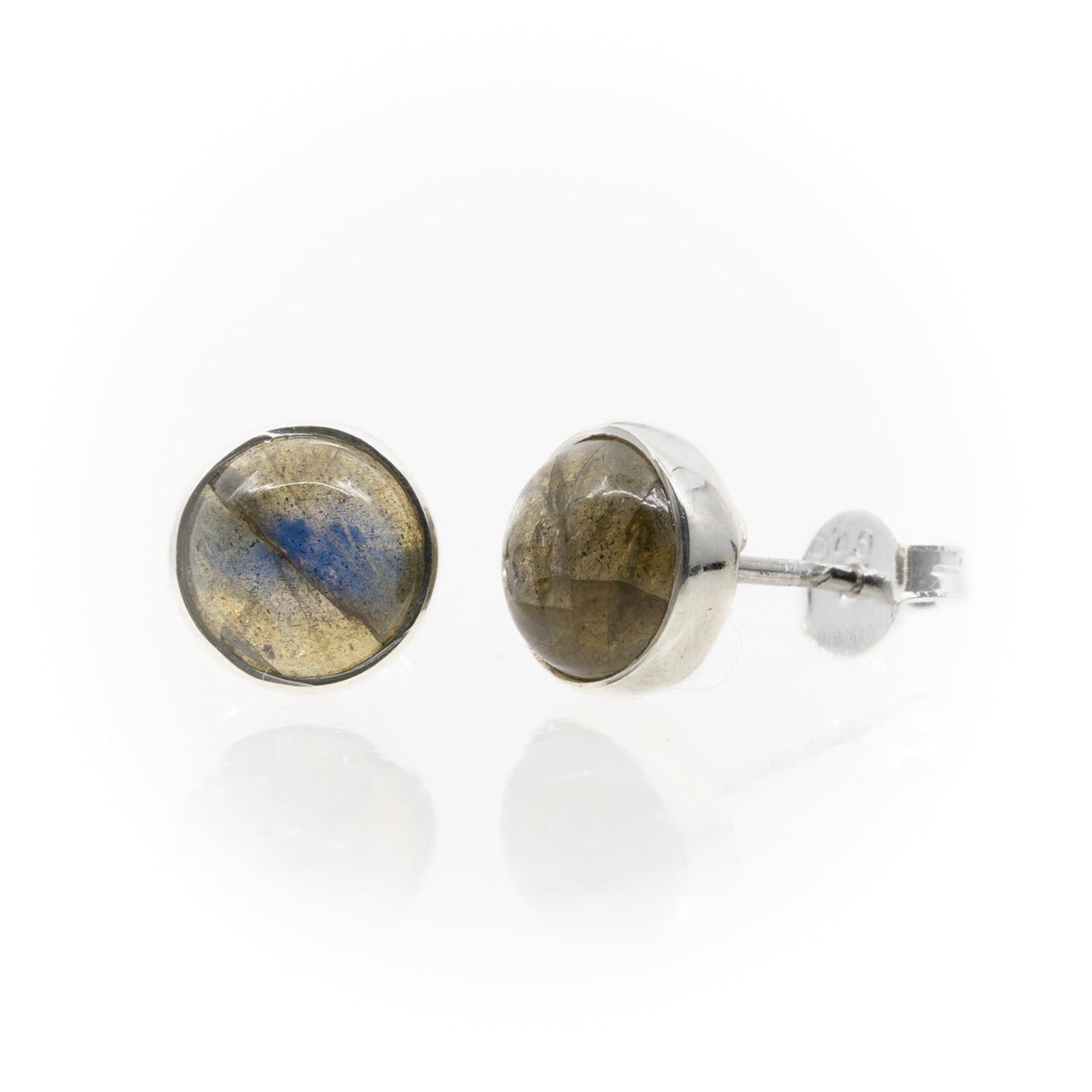 Labradorite Stud Earrings