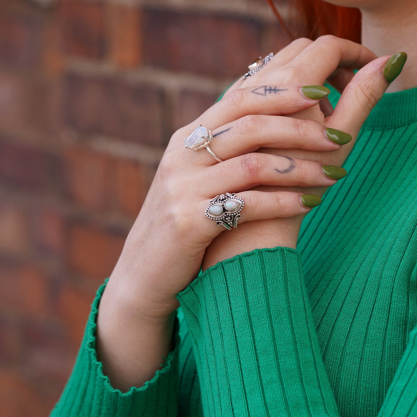 'Eden' ~ Natural Opal Ring