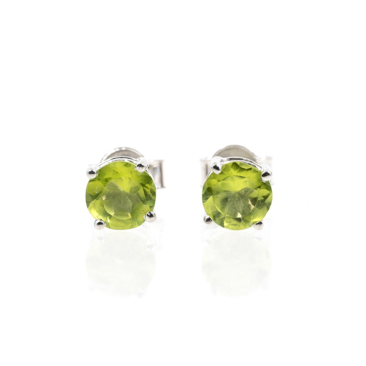 Peridot Stud Earrings