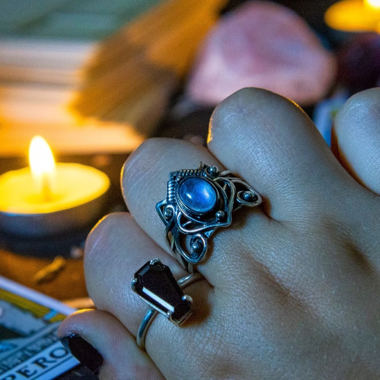 'Eve' ~ Moonstone Ring