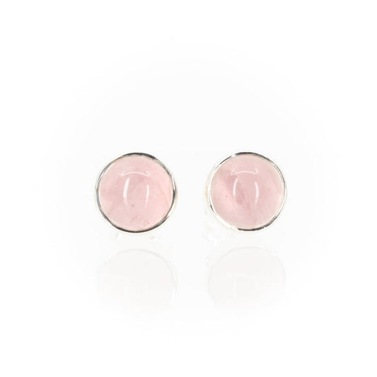 Rose Quartz Stud earrings