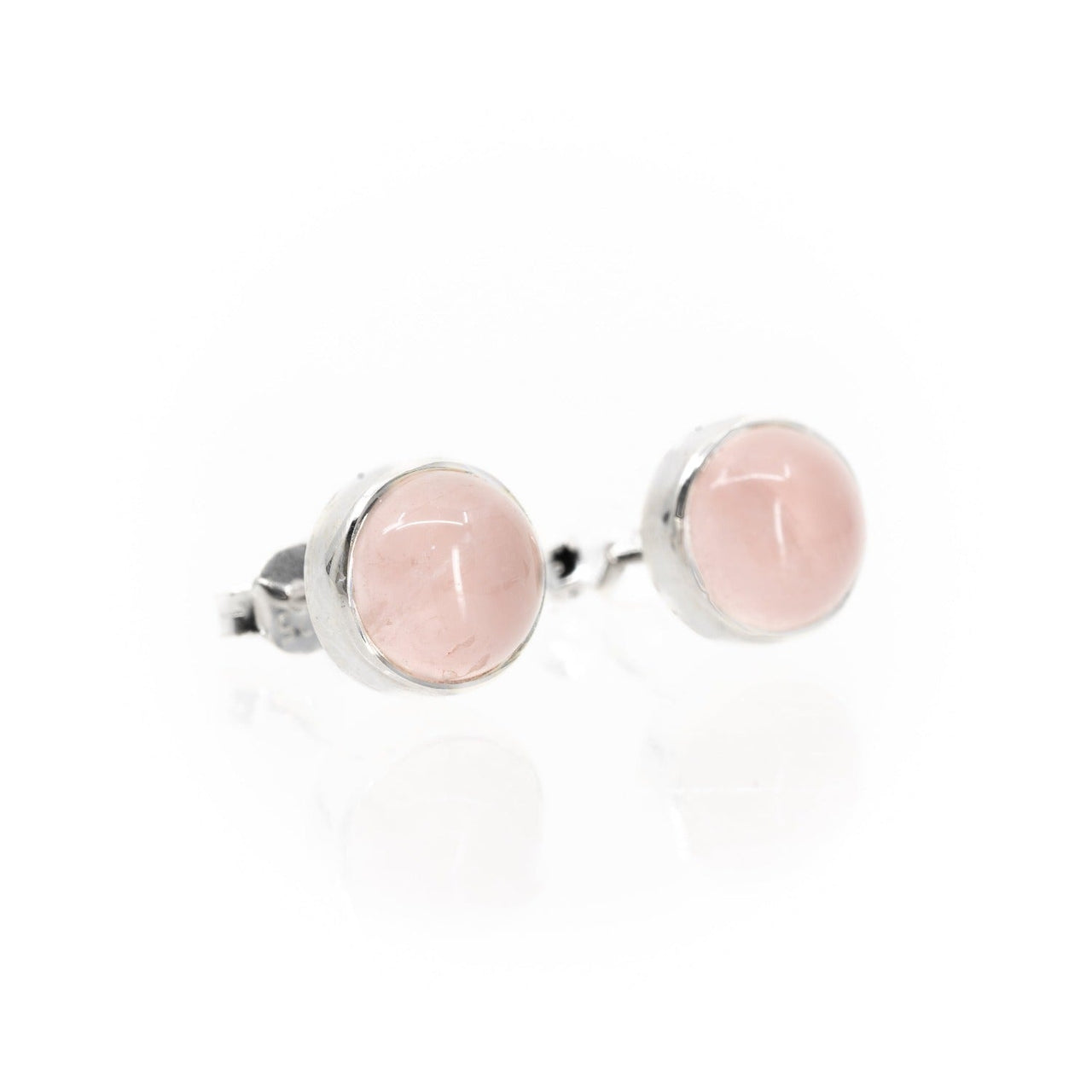 Rose Quartz Stud earrings