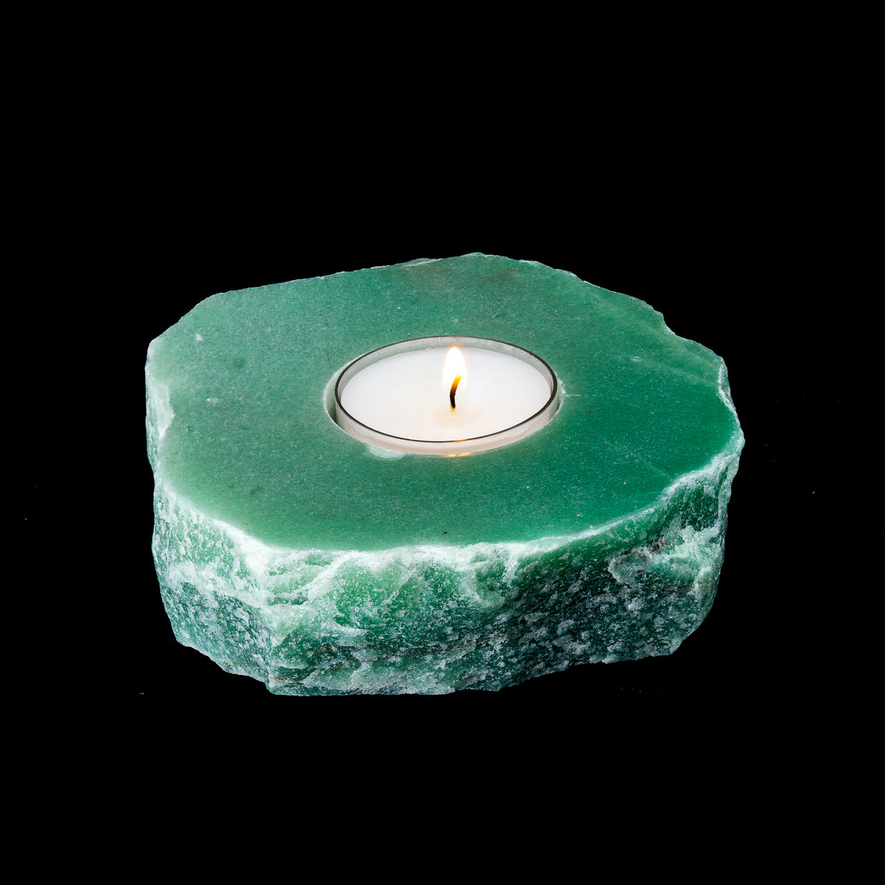 Aventurine Tealight Holder