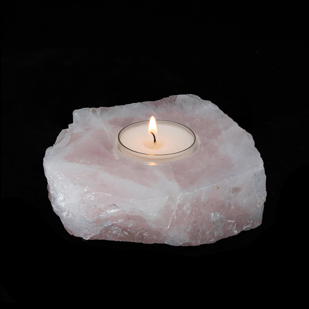 Rose Quartz Tealight Holder