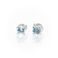 Thumbnail for Aquamarine Stud Earrings