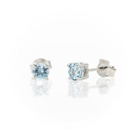 Thumbnail for Aquamarine Stud Earrings