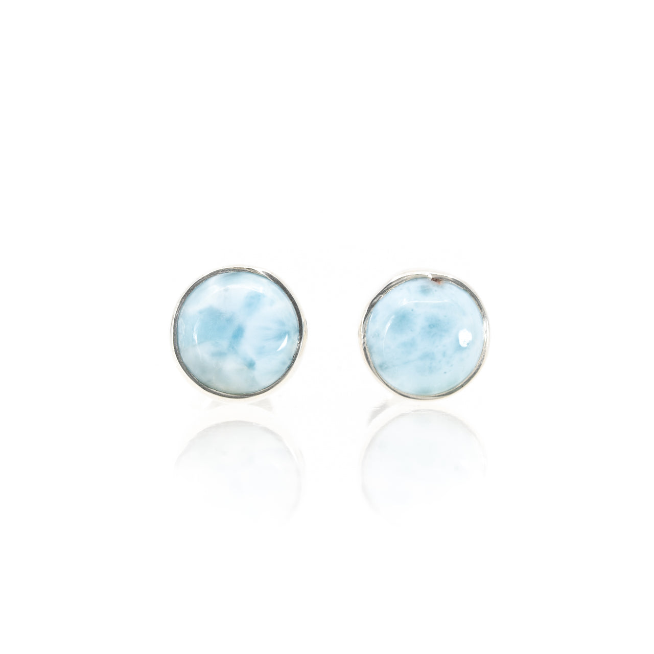 Larimar Stud Earrings