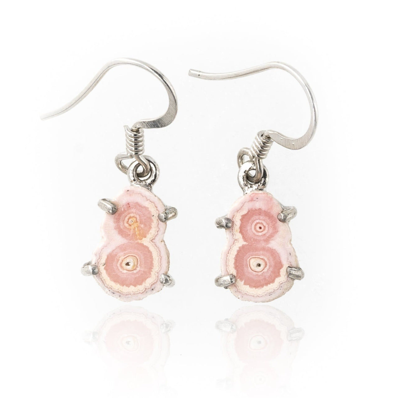 Rhodochrosite Staligtitic Earrings