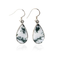 Thumbnail for Tree Agate Dangle Earrings