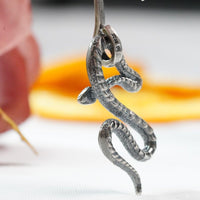 Thumbnail for Silver Serpent Earrings - prettywitchyuk