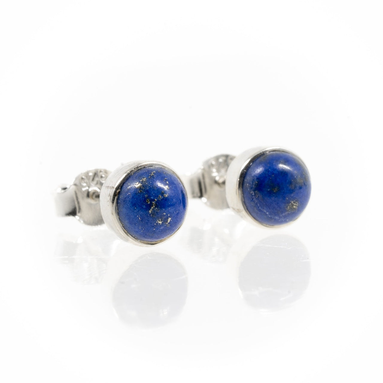 Lapis Lazuli Stud Earrings