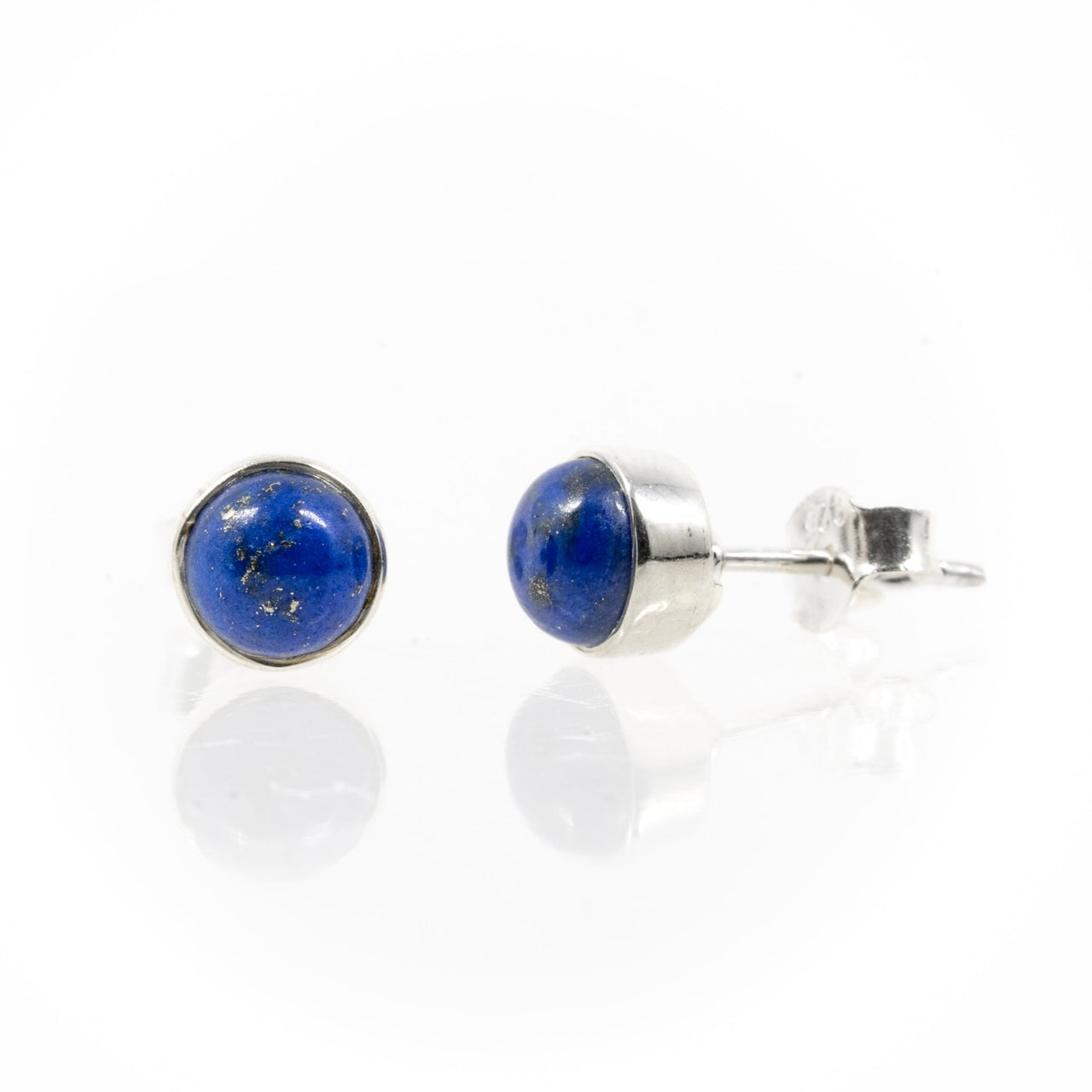 Lapis Lazuli Stud Earrings