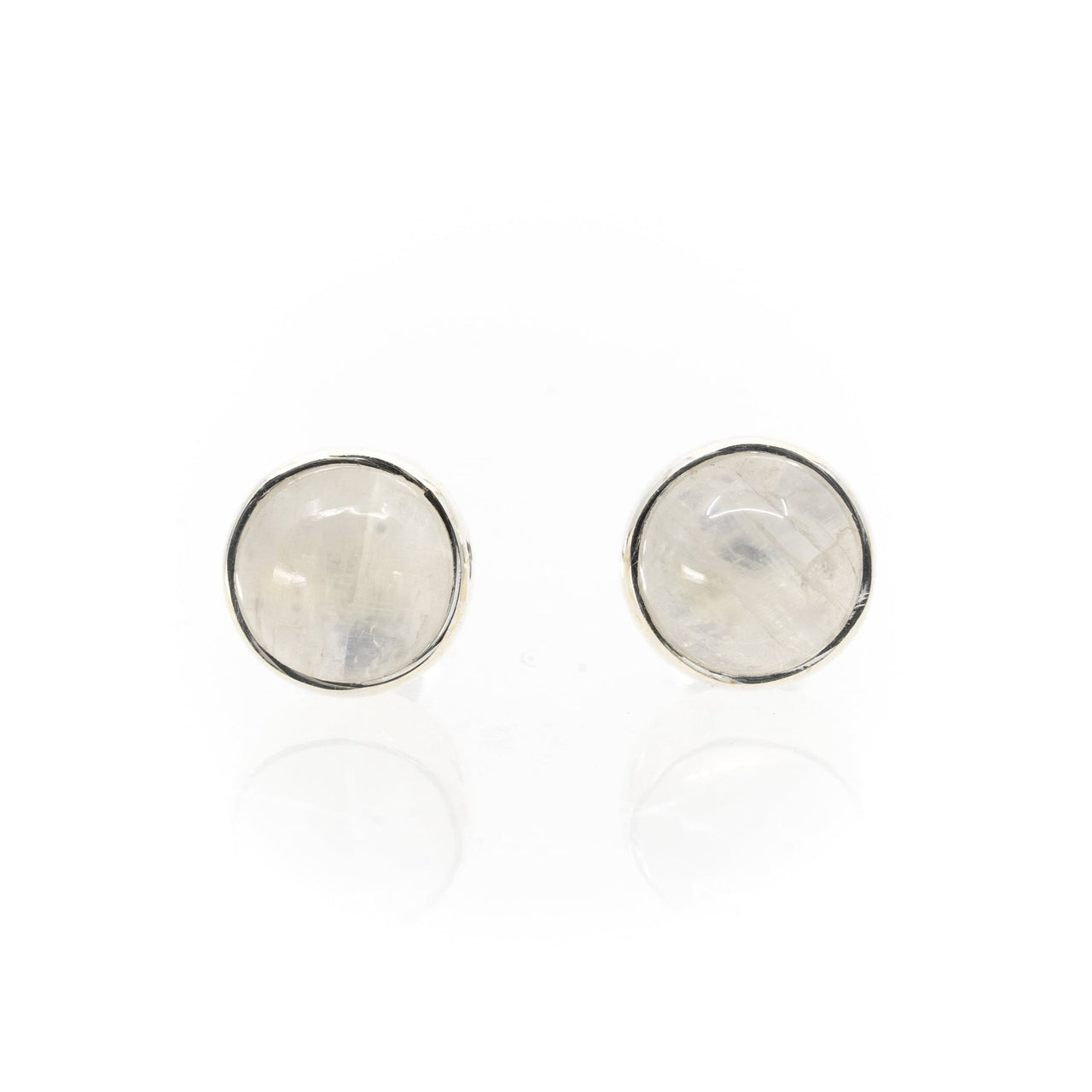 Rainbow Moonstone Stud earrings