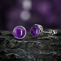 Thumbnail for Amethyst Stud Earrings