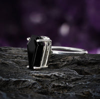 Thumbnail for Gemstone Coffin Ring