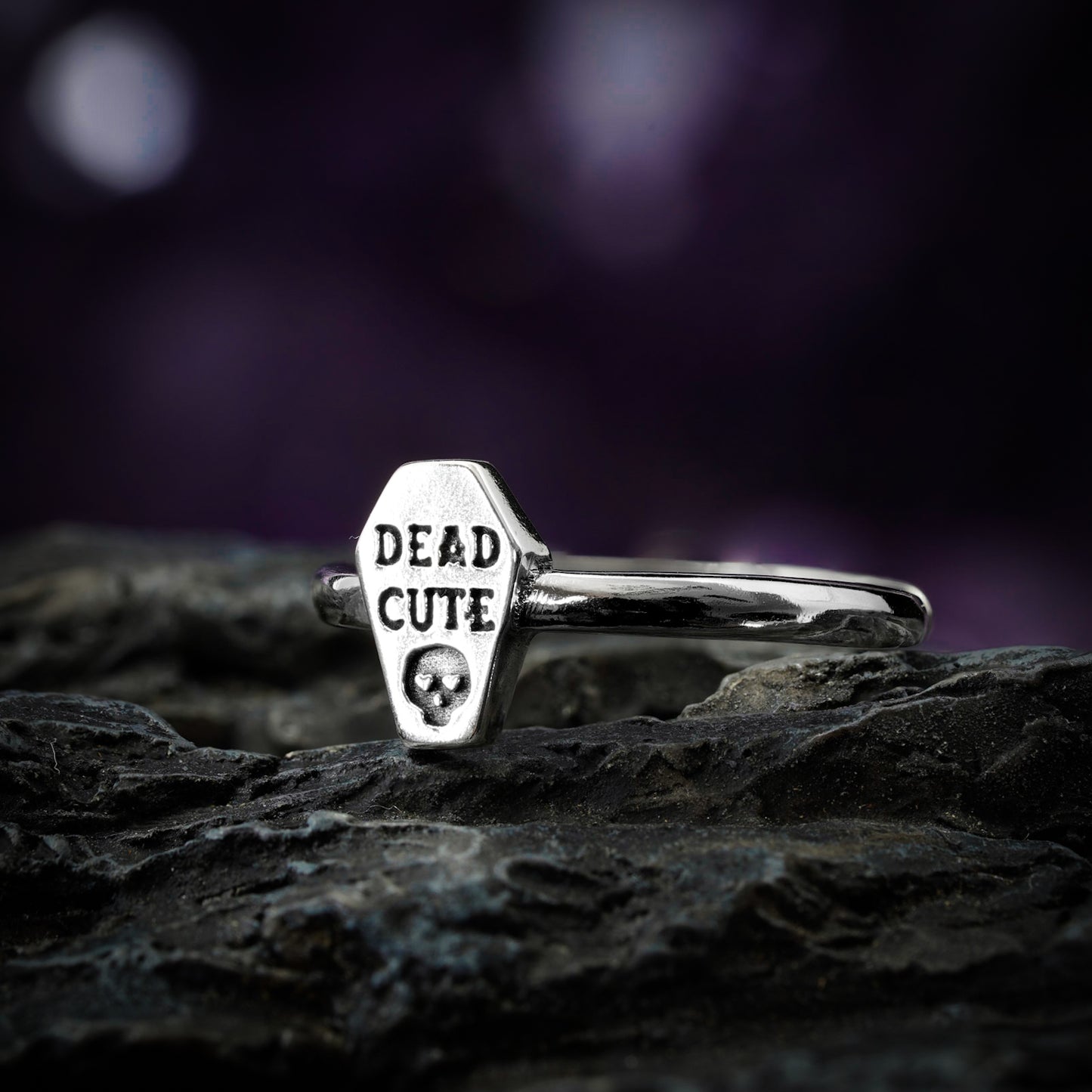 Dead Cute Coffin Ring