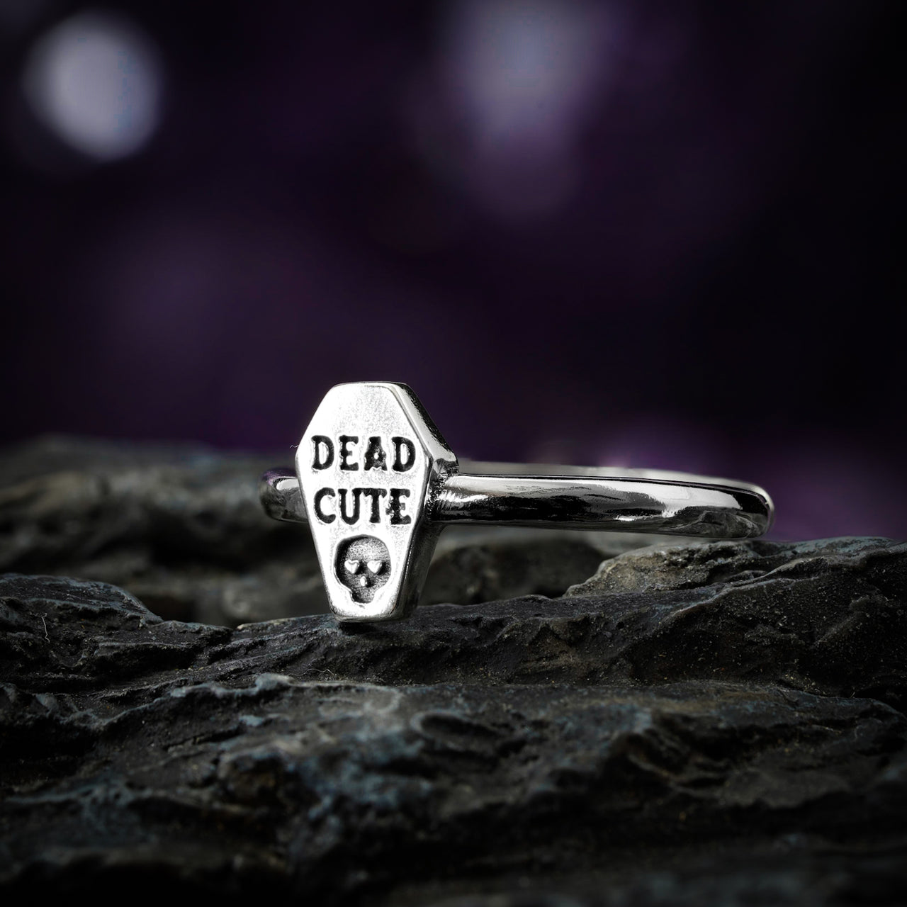 Dead Cute Coffin Ring