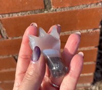 Thumbnail for Banded Agate Dragon Skull Crystal Carving