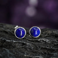 Thumbnail for Lapis Lazuli Stud Earrings